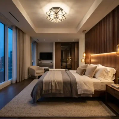 الليد بروفايل في غرف النوم