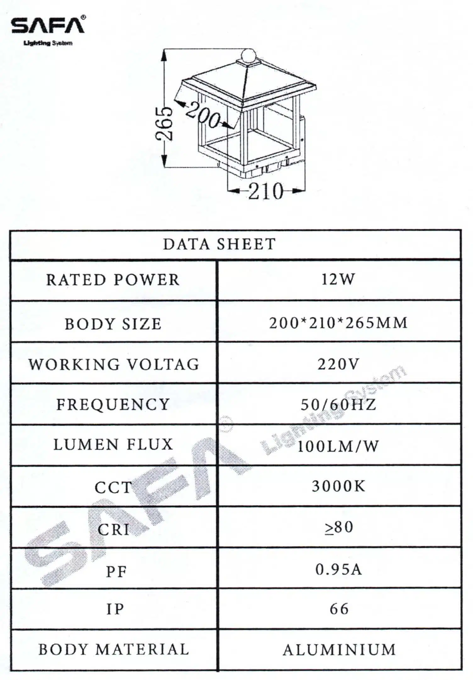 Outdoor LED Wall Light - Image 3