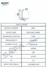 Square LED Wall Light - Image 3