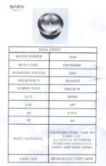 Up Light 30 Watt COB - Image 3