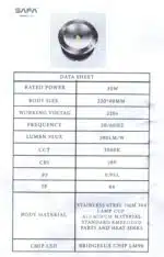 Up Light 30 Watt COB - Image 3